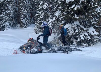 Always Peak Powder Club0Agroup snowmobile tours