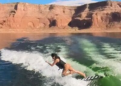 lake powell go wake boarding