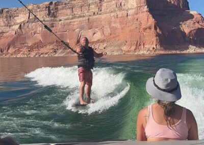 lake powell wake boarding